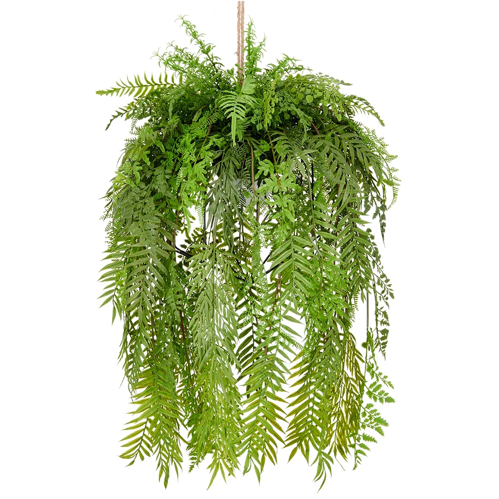 POLYPODIOPSIDA mű páfrány mix függeszték lámpa Ø 40 x 80 cm E27