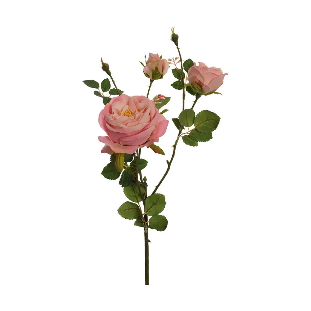 Rózsa művirág 62 cm fáradt pink "Rose"