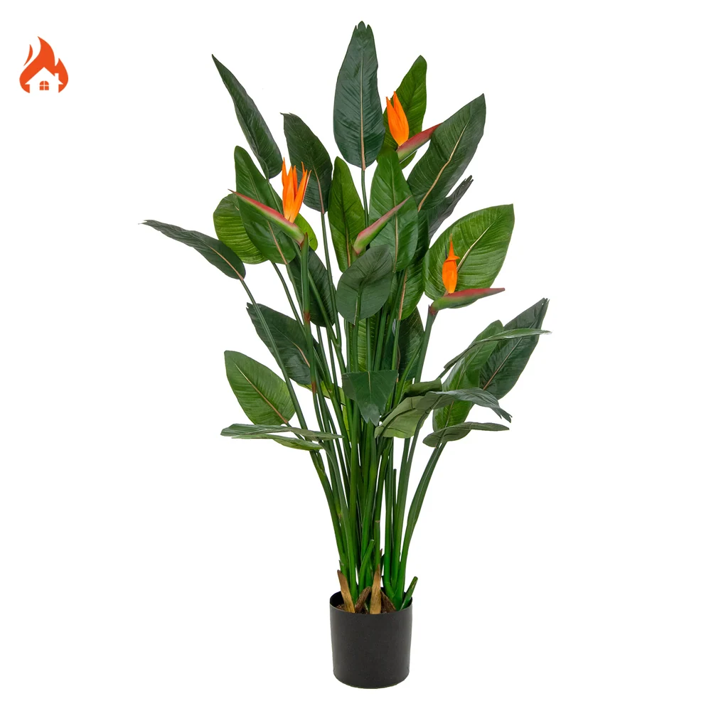 BIRD PARADISE tűzálló virágzó mű strelitzia 150 cm