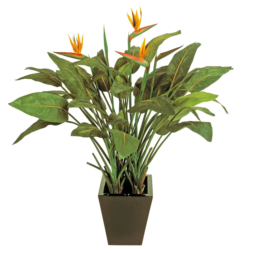BIRD PARADISE virágzó mű strelitzia 130 cm
