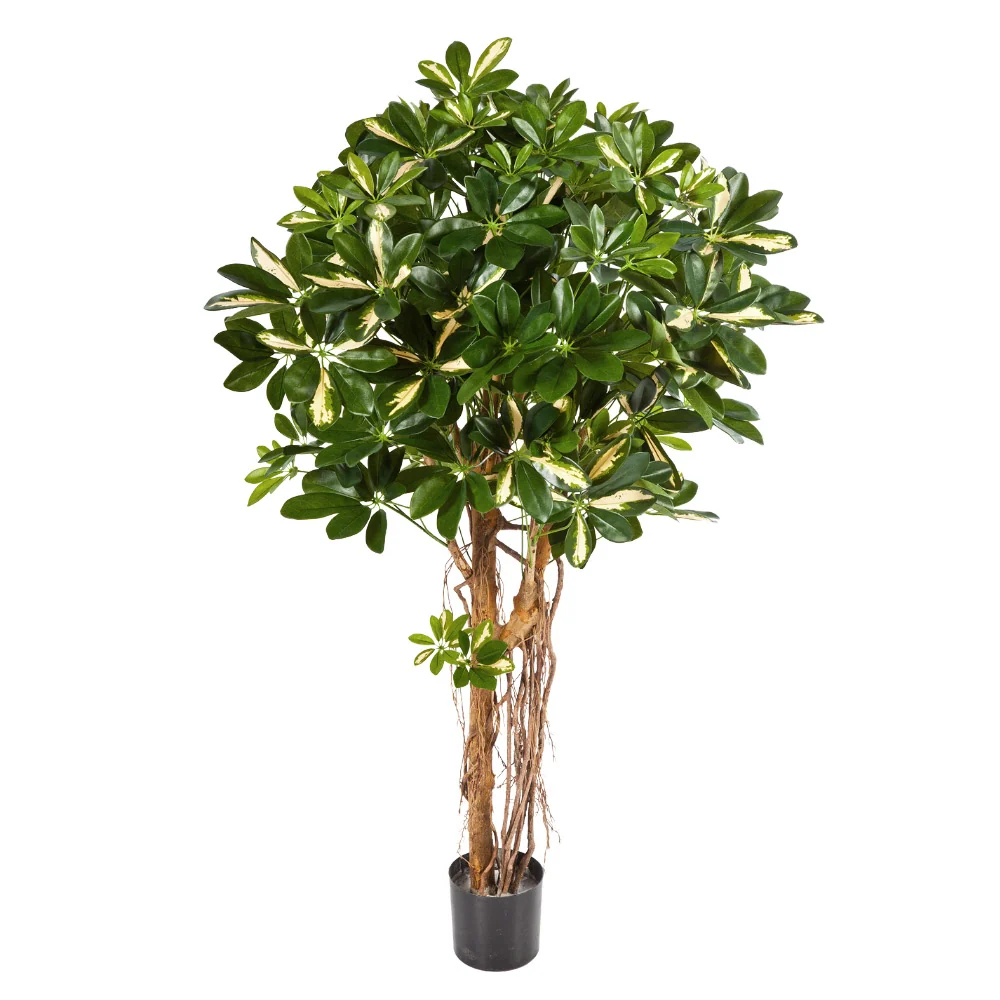 Élethű sugárarália csepes műnövény 110 cm "Schefflera"