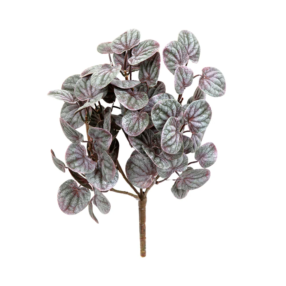 PEPEROMIA betűzős bordó törpebors műnövény 33 cm