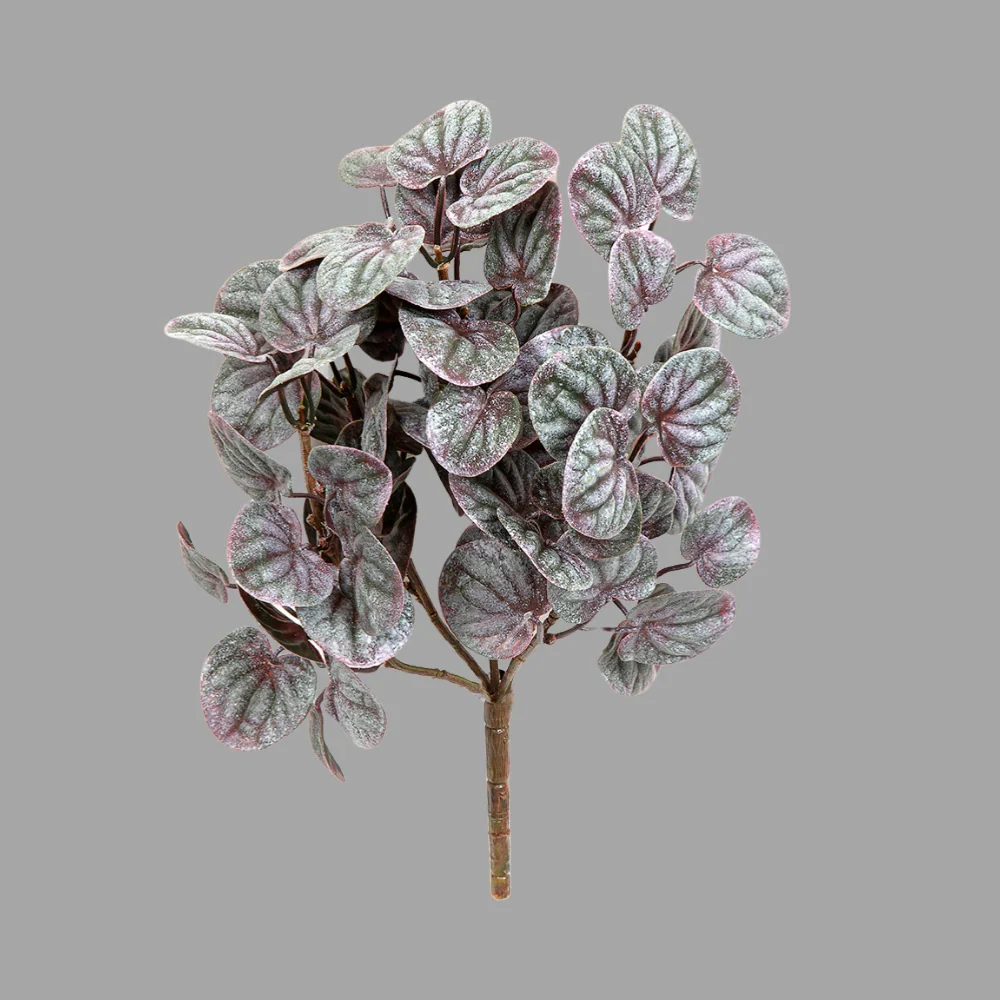 PEPEROMIA betűzős bordó törpebors műnövény 33 cm