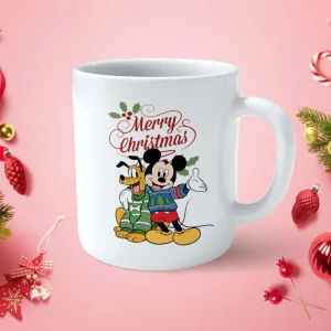 Mickey egeres karácsonyi bögre