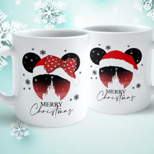 Mickey Egeres Karácsonyi páros bögre