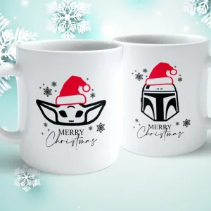 Star Wars Mandaloran Karácsonyi páros bögre