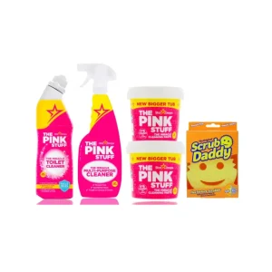 Scrub Bundel - 2 x 850 g tészta, scrub Daddy, WC-tisztító és allesreiniger