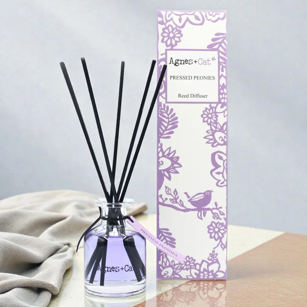 140 ml nád diffúzor – préselt bazsarózsa