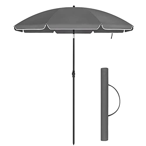 napernyő, 200 cm, napvédelem upf 50+, talp nélkül, szürke