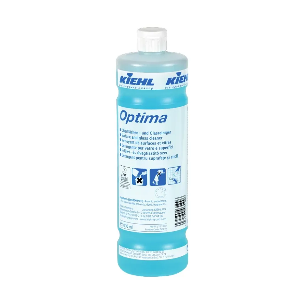 OPTIMA KIEHL, 1 L, ÜVEGTISZTÍTÓ, FELÜLETTISZTÍTÓ,