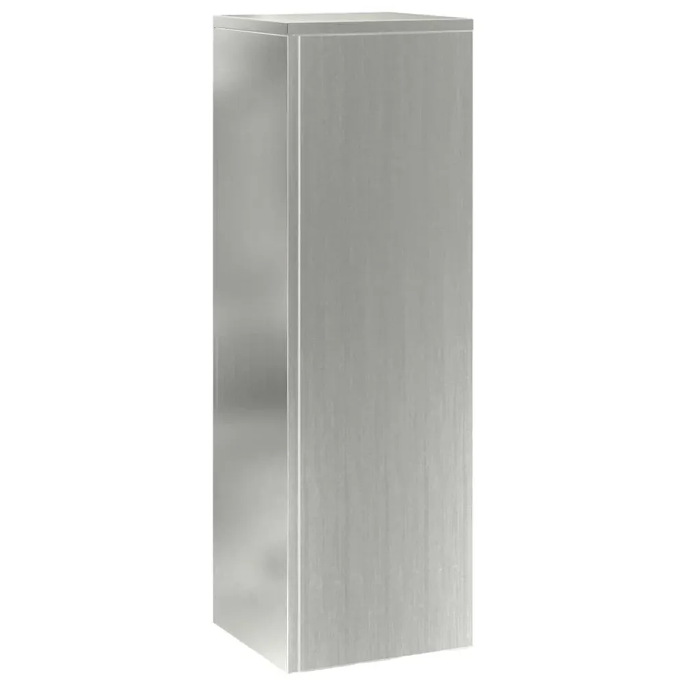 vidaXL Növényállvány 2 pcs Ezüst 24 x 24 x 75 cm Horganyzott acél