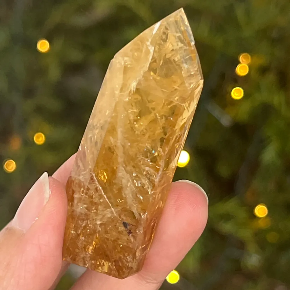 Obelisk Citrine Brazil Extra AAA minőségi modell 6