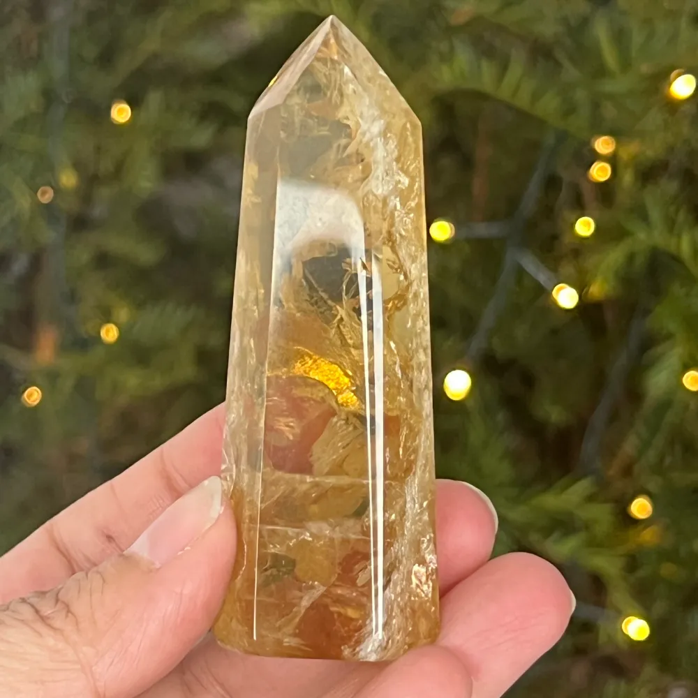 Obelisk Citrine Brazil Extra AAA minőségi modell 5