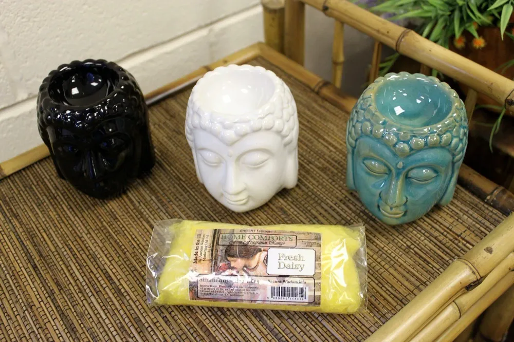 Buddha olaj és viaszolvasztó fekete