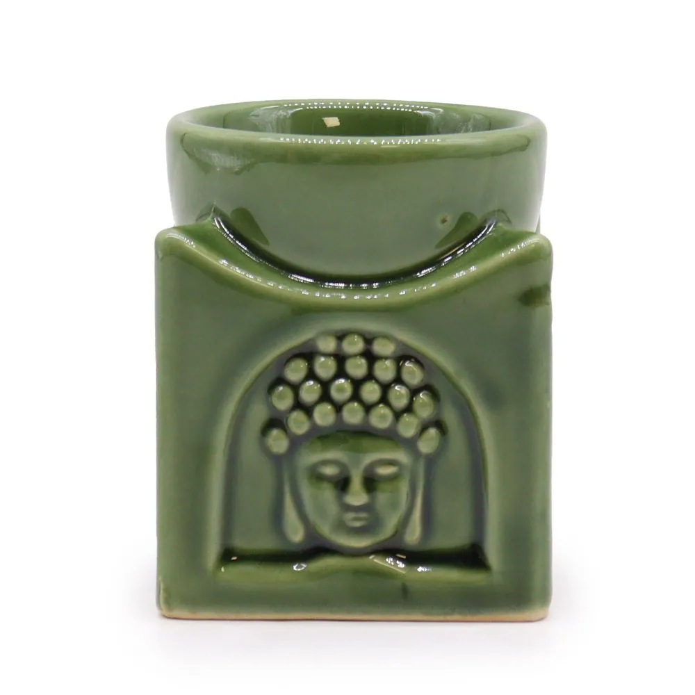 Buddha olajégő, sötét jáde