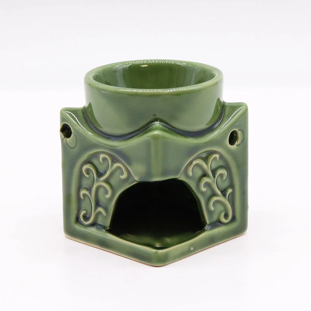 Buddha olajégő, sötét jáde