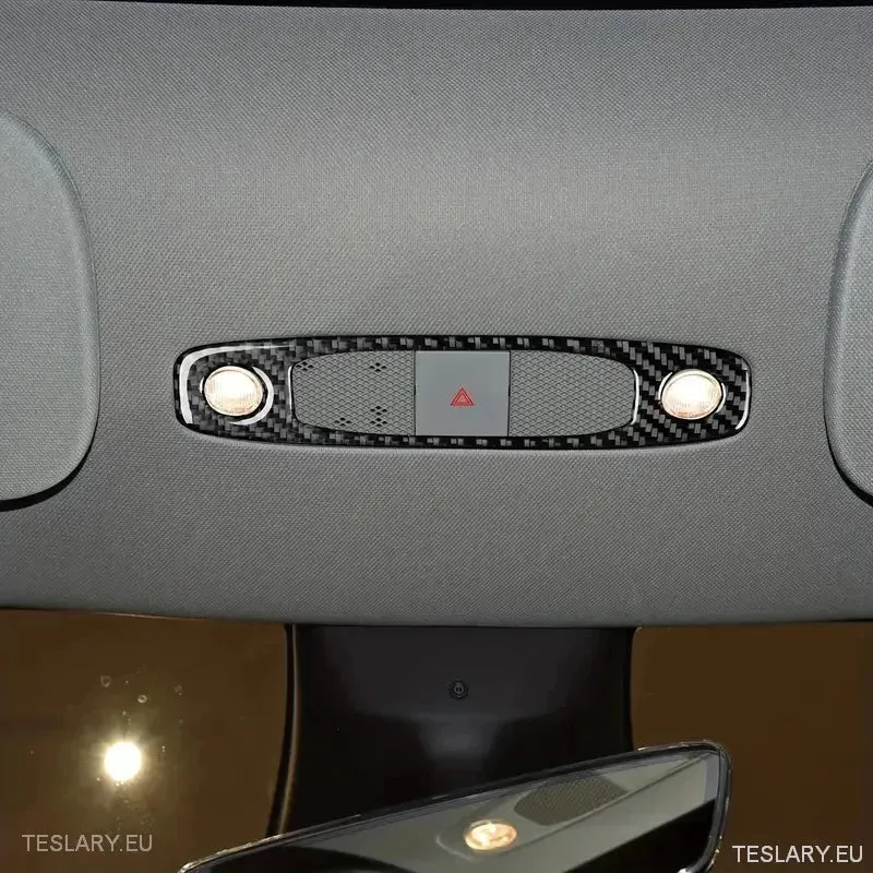 Kupola/térkép fényfedele Tesla 3/Y szénszálhoz
