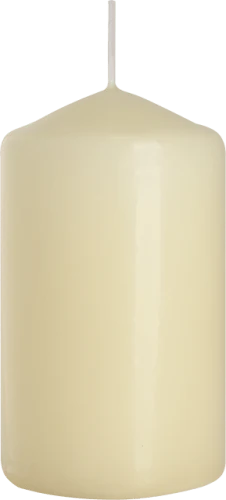 Oszlopgyertya elefántcsont 60 x 100 mm