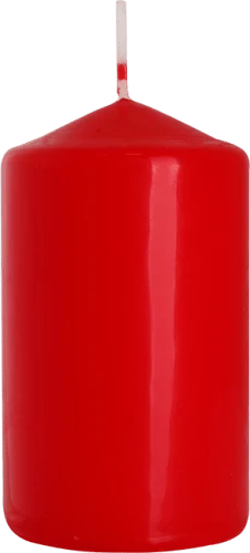 Oszlopgyertya Piros 60 x 100 mm Egyetlen
