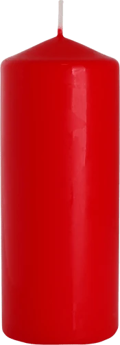 Piros oszlopgyertya 60 x 150 mm