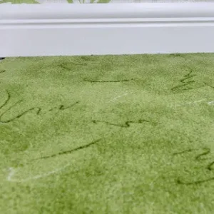 Gothic-660 zöld mintás padlószőnyeg 400 cm-es