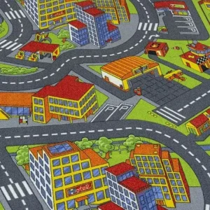 Smartcity autópálya mintás padlószőnyeg
