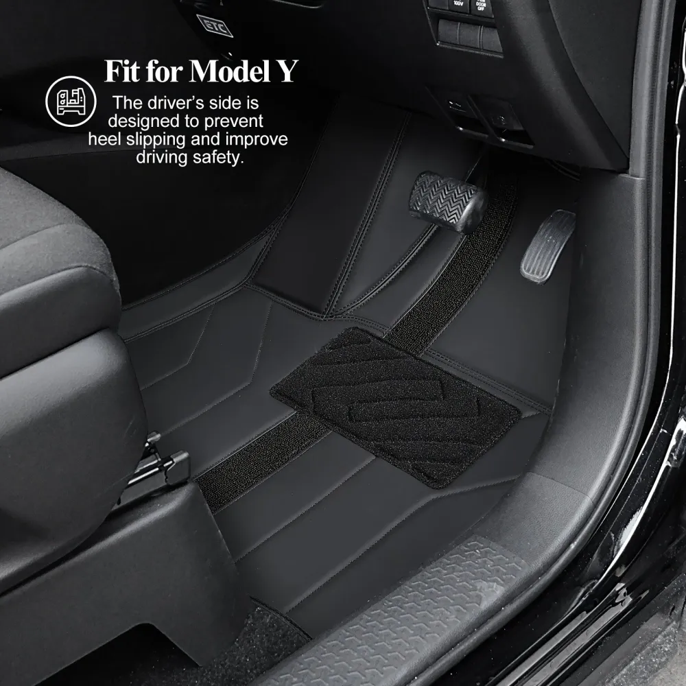 Tesla az Y modell padlószőnyegekhez, minden időjárási padló bélés jobb kézi meghajtó