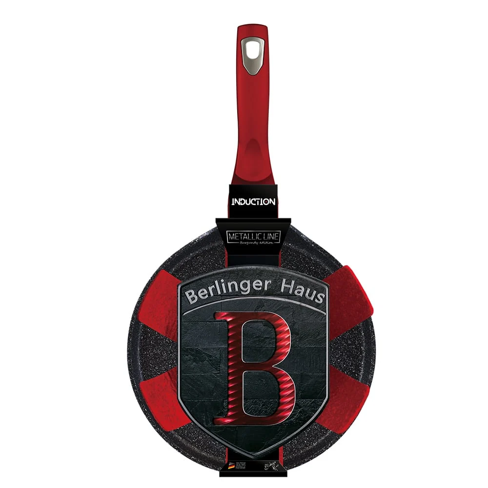 Berlinger Haus Palacsintasütő 28 cm Metallic Line Burgundy Edition