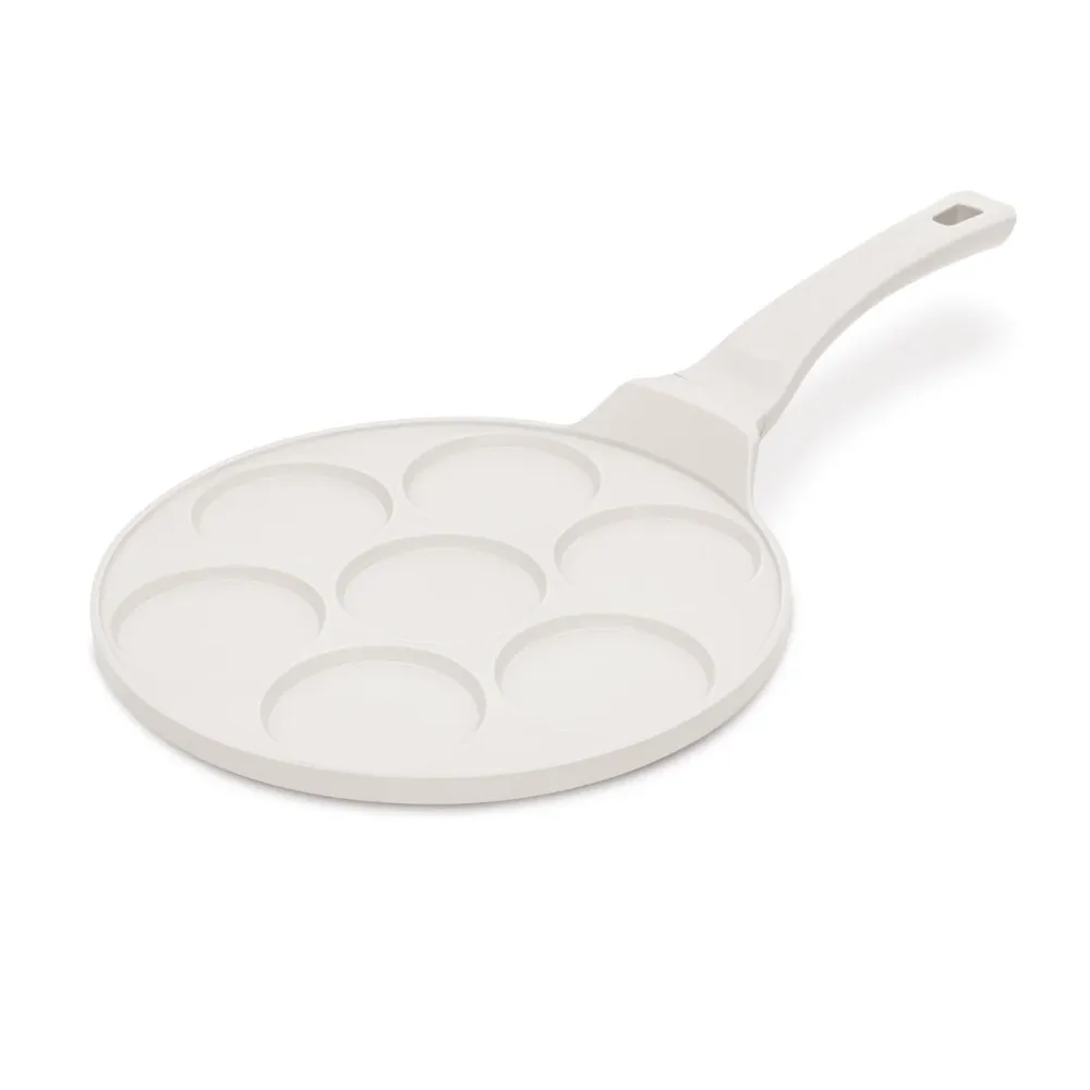 7 lyukú tapadásmentes palacsintasütő matt krém Sahara Collection