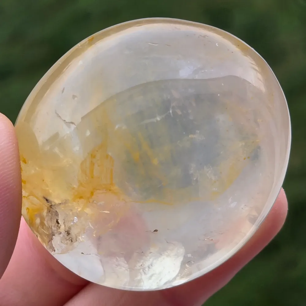 Citrom kvarc Palmstone, 22-es modell, Golden Healer