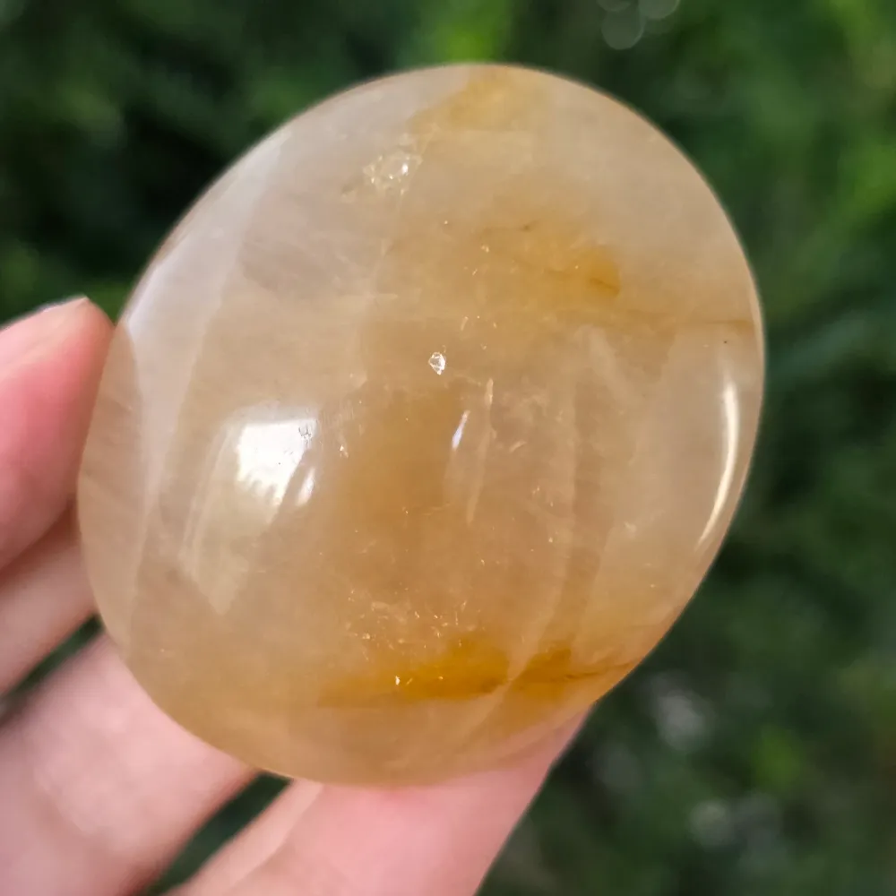 Citrom kvarc palmstone 26-os modell, Golden Healer