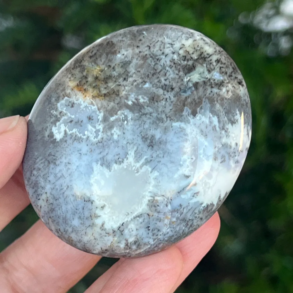 Dendritikus fehér opál palmstone | 3. modell