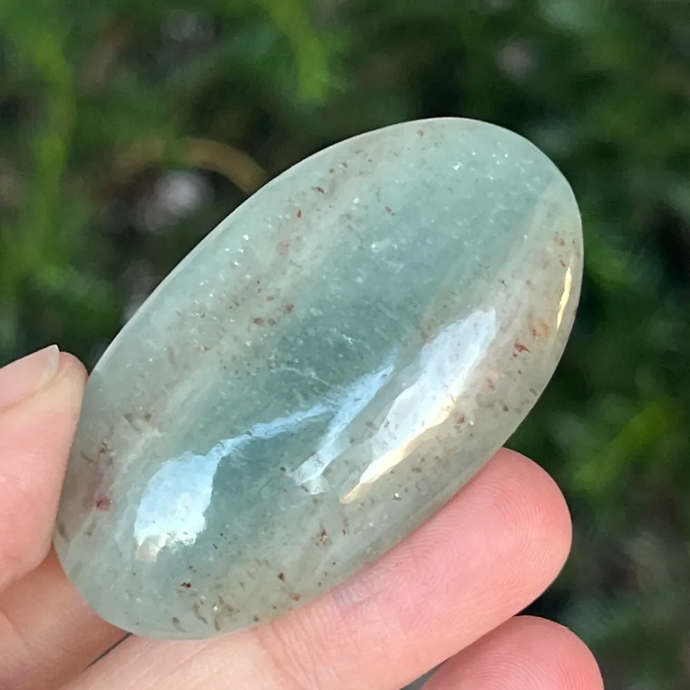 Egyedi feltekert akvamarin, palmstone | Modell 7