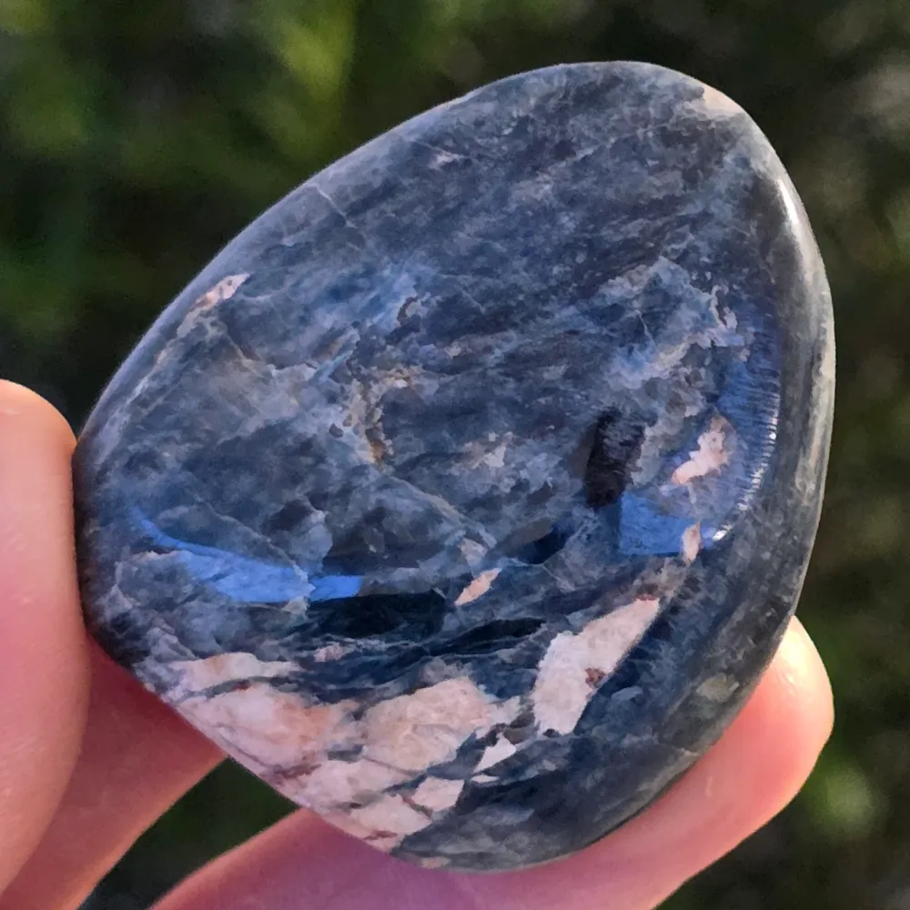 Palmstone sötétkék apatit Madagaszkár | 7. modell