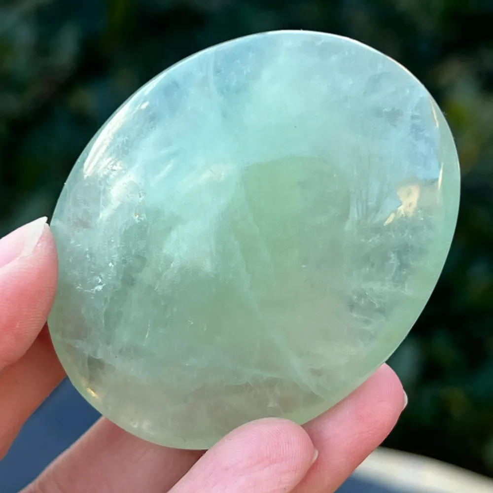 Palmstone zöld fluorit, 12-es modell, Madagaszkárról