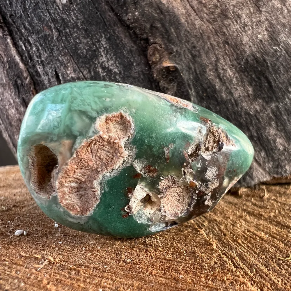 Smaragd Palmstone Chrysopris Model 2 Zimbabwéből