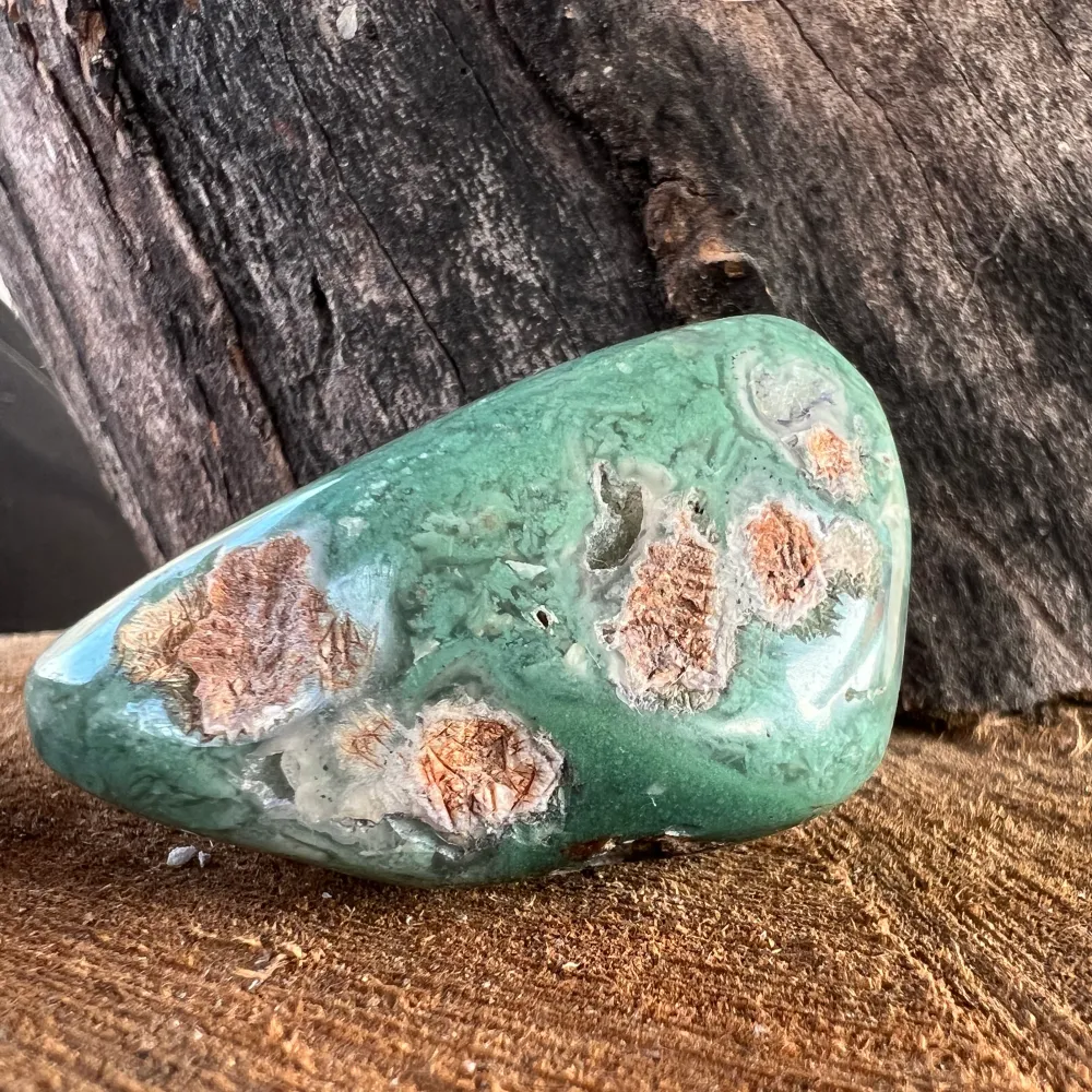 Smaragd Palmstone Chrysopris Model 2 Zimbabwéből