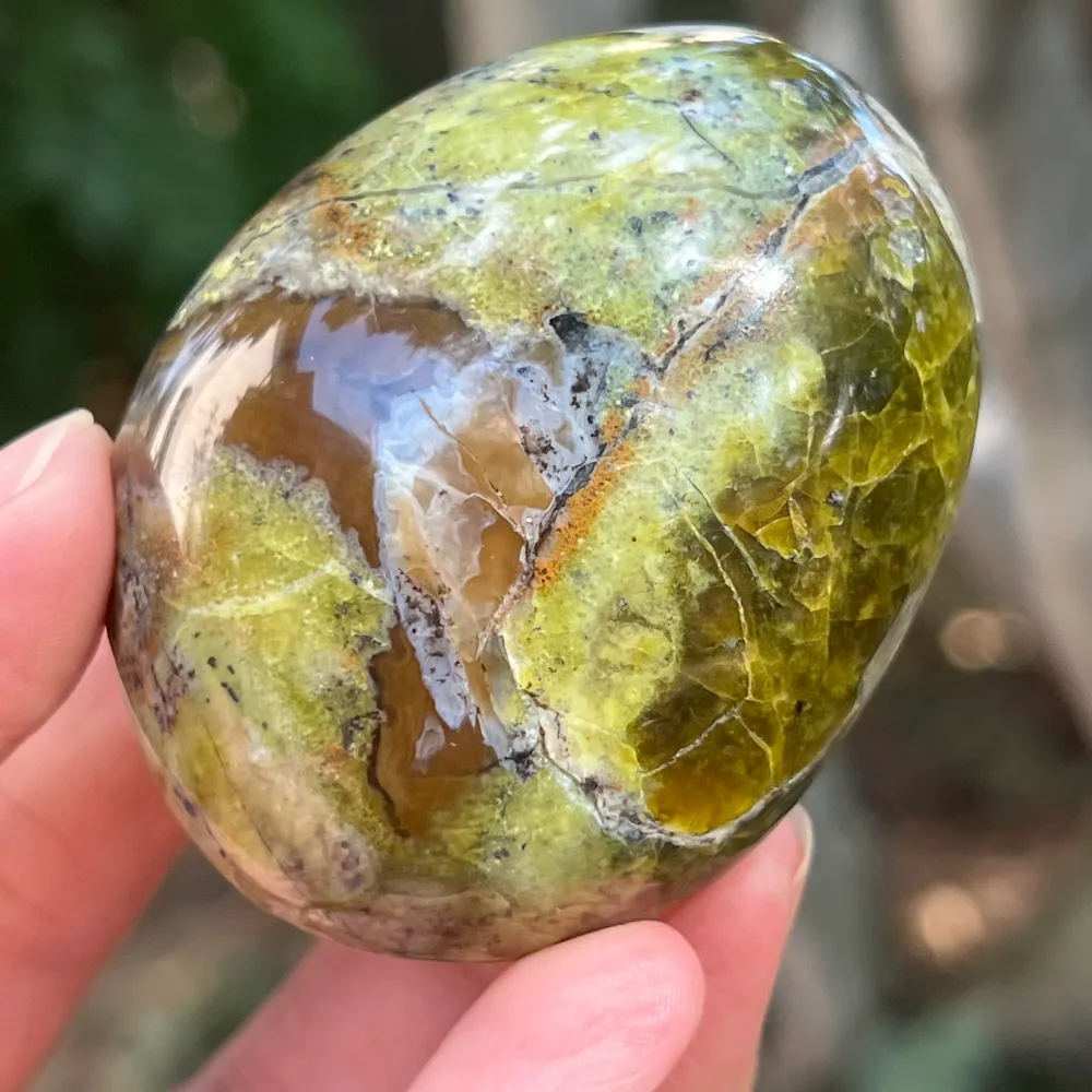 Zöld opál palmstone m14
