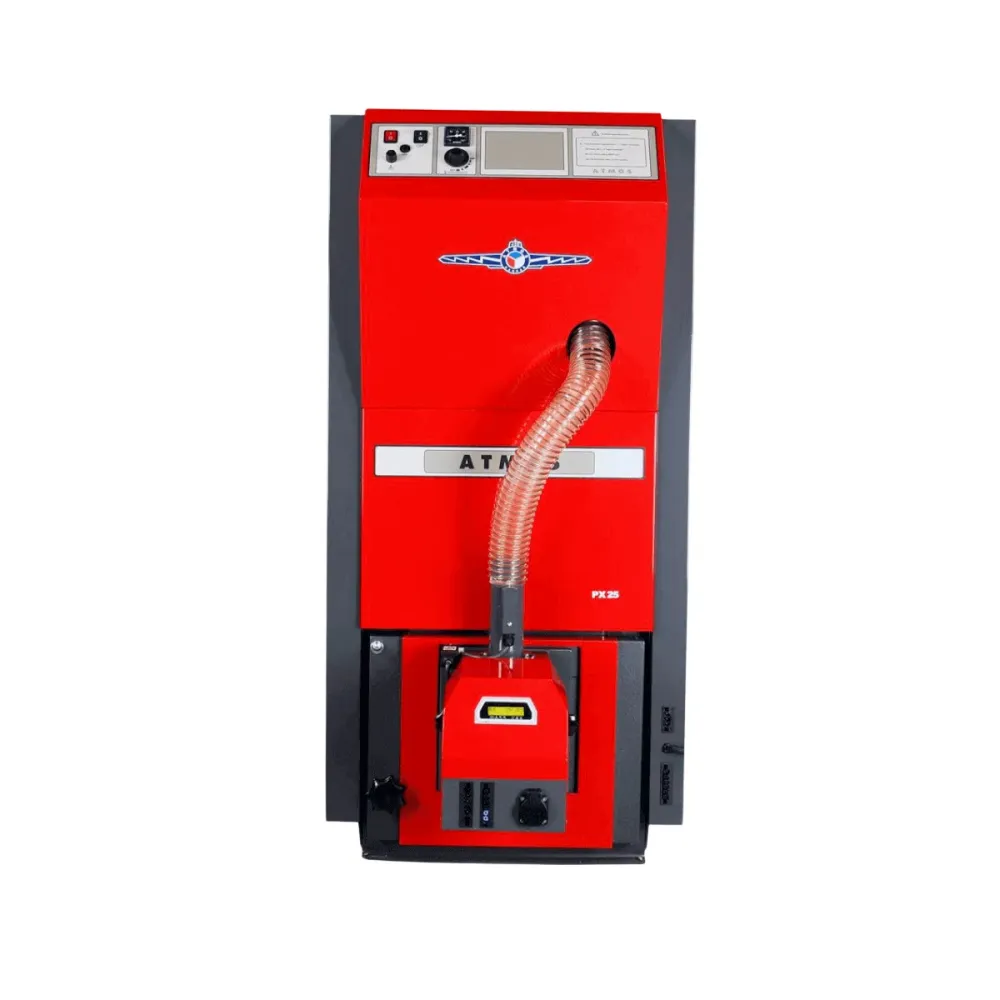 Atmos PX20 pellet kazán 20 kW beépített pellet tartállyal