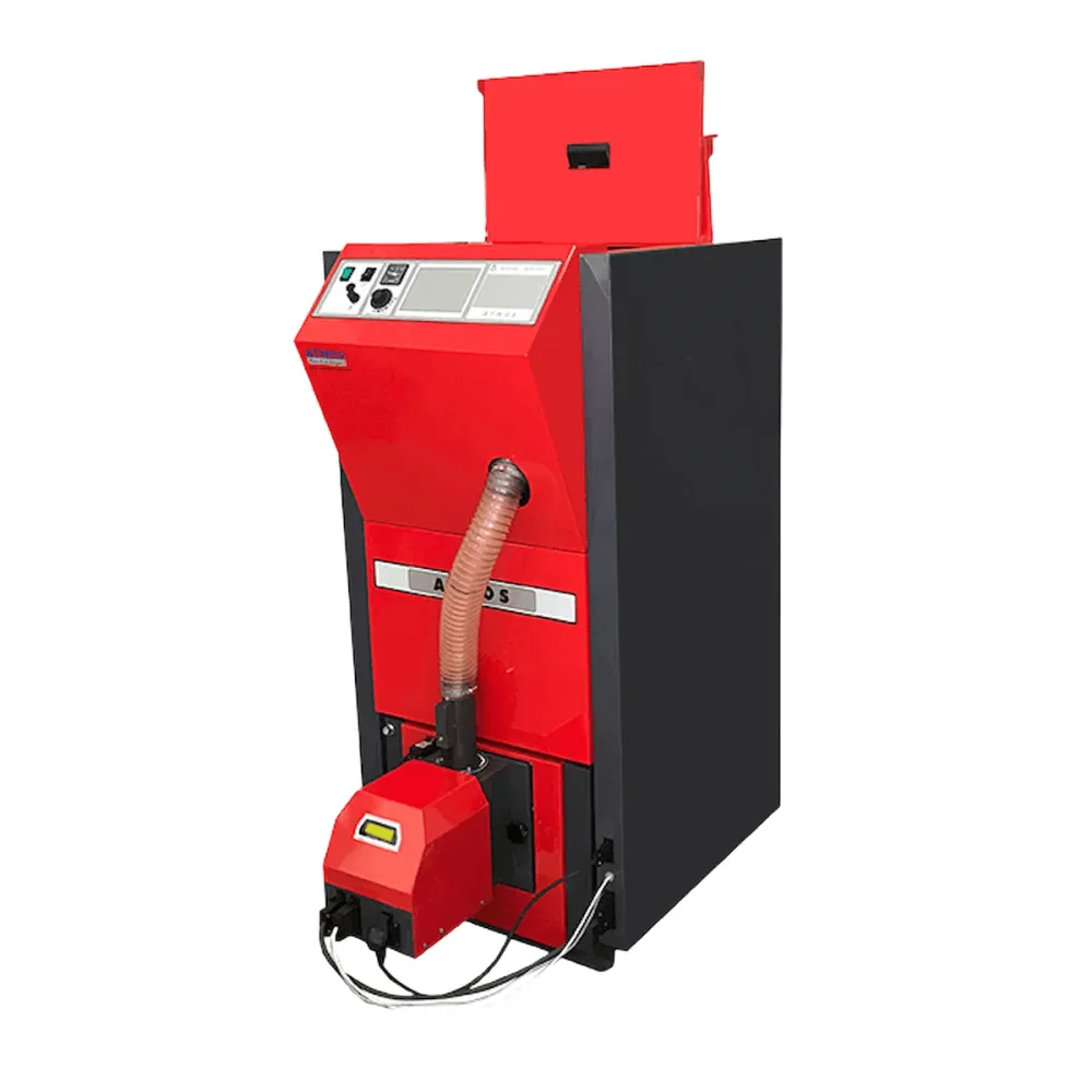 Atmos PX25 pellet kazán 25 kW beépített pellet tartállyal
