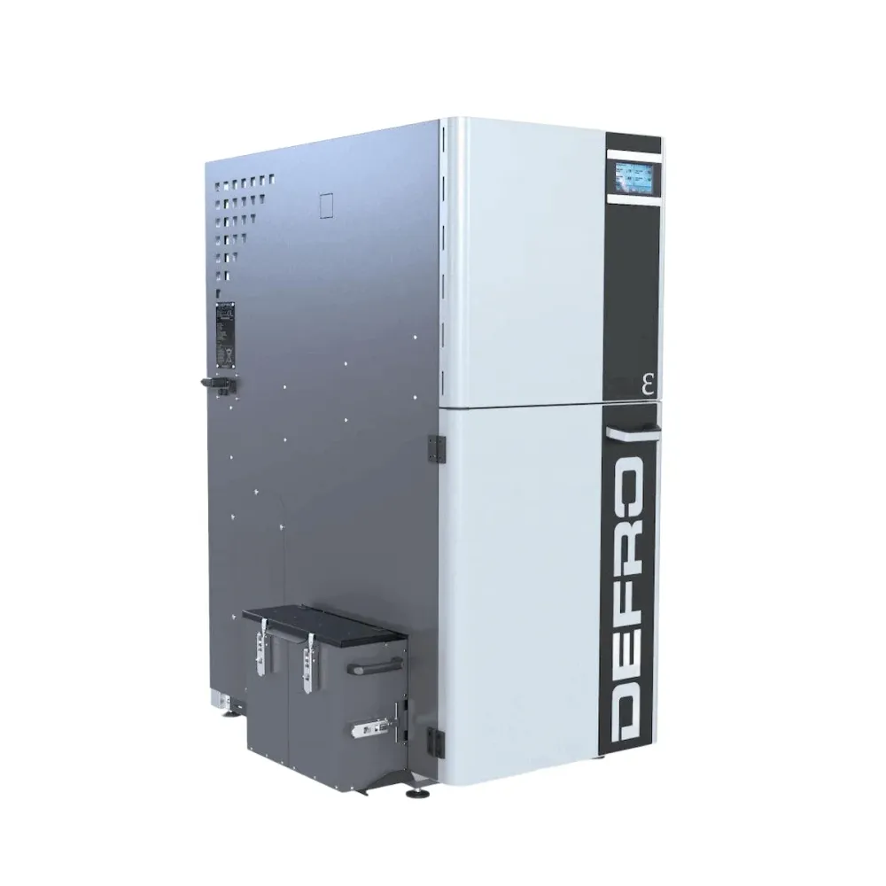 Defro Epsilon F 15 kW pellet kazán automatával. WT tisztítás és hamu eltávolítása