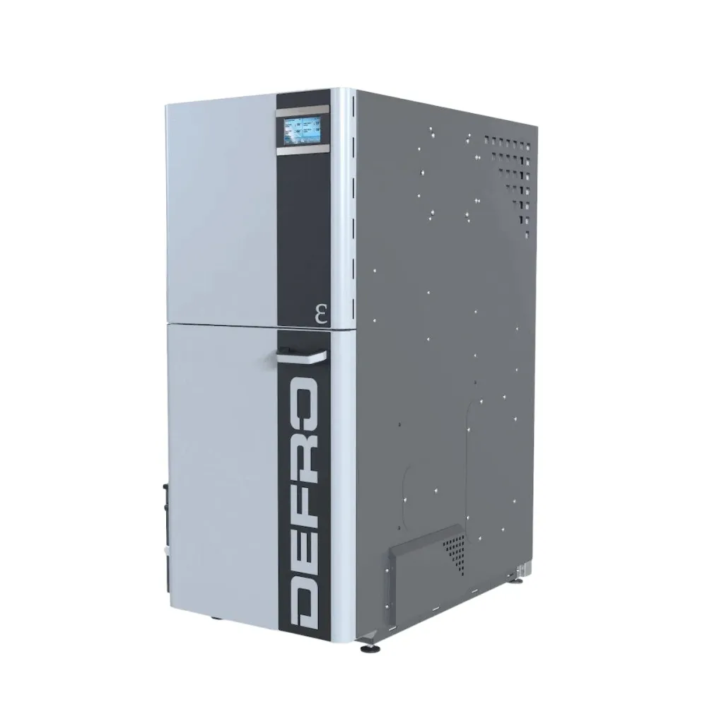 Defro Epsilon F 15 kW pellet kazán automatával. WT tisztítás és hamu eltávolítása