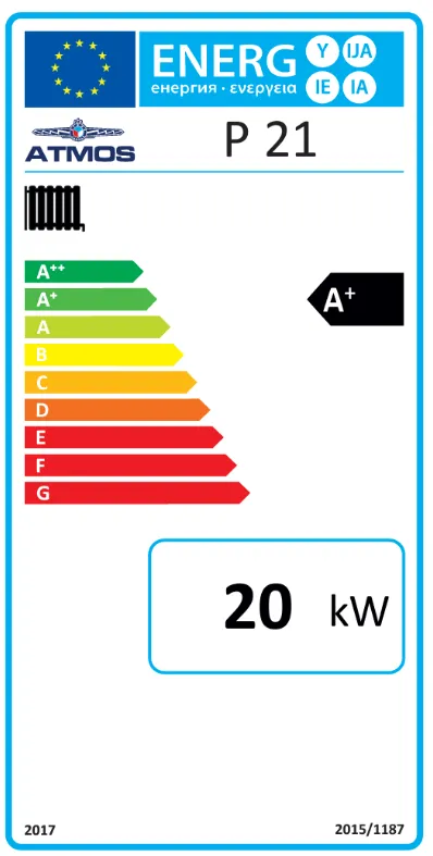 Pellet kazán ATMOS P21
