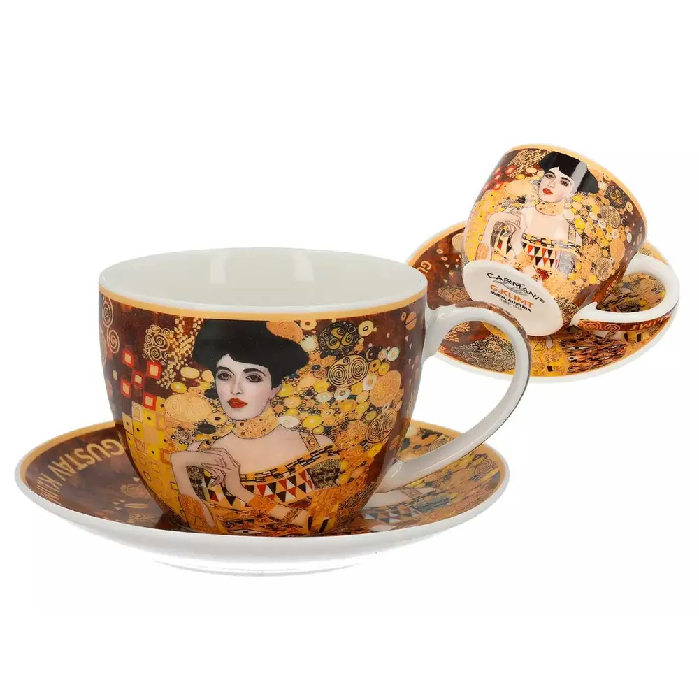 Klimt porcelán teás csésze 250 ml Adele Bloch-Bauer