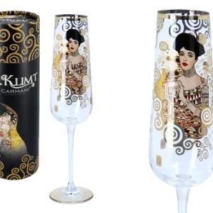 Talpas üveg pezsgős pohár 200 ml Klimt Adele