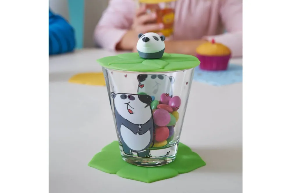LEONARDO BAMBINI szilikon pohárfedő, panda