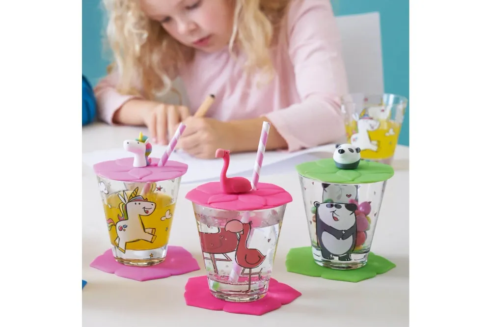 LEONARDO BAMBINI szilikon pohárfedő, panda