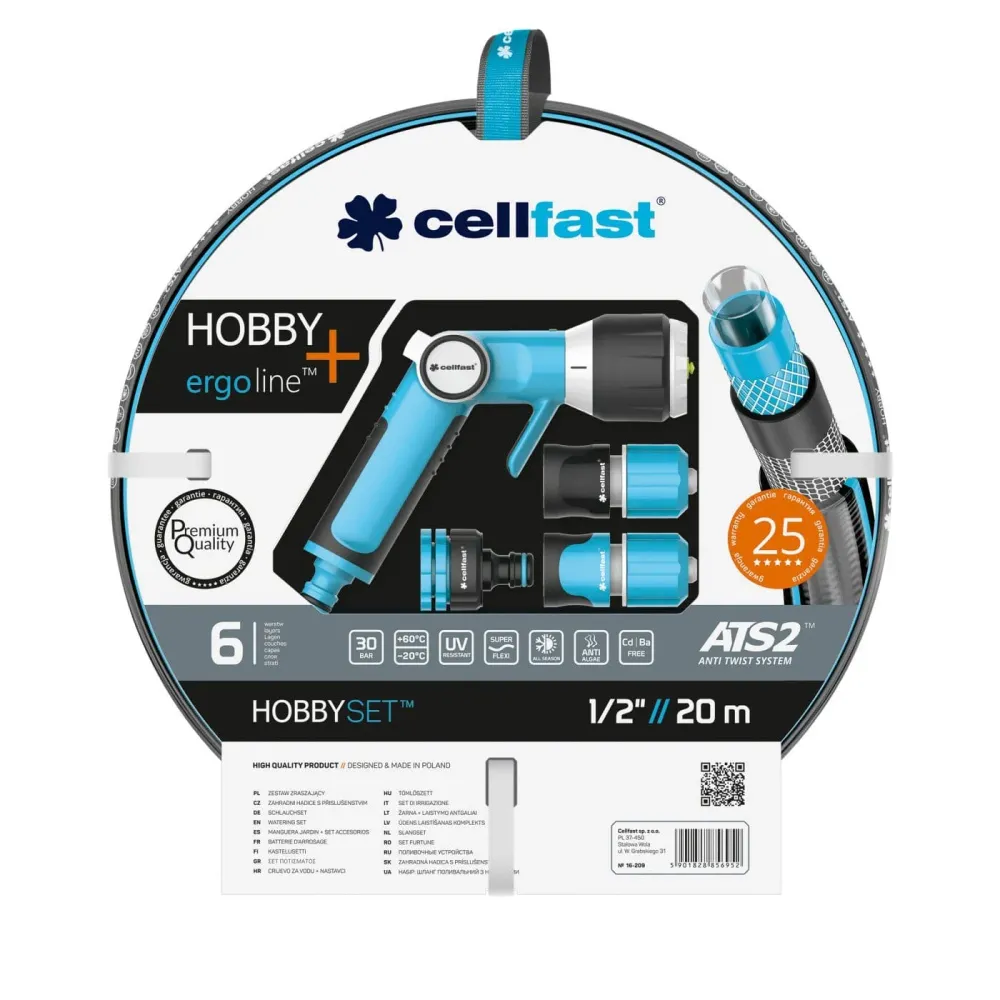 Cellfast Hobby 6 Rétegű Tömlő Szett