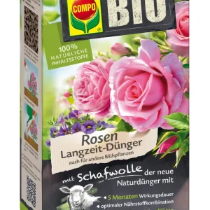 Compo Hosszúhatású Biotrágya Birkagyapjúval, Rózsa 750 G