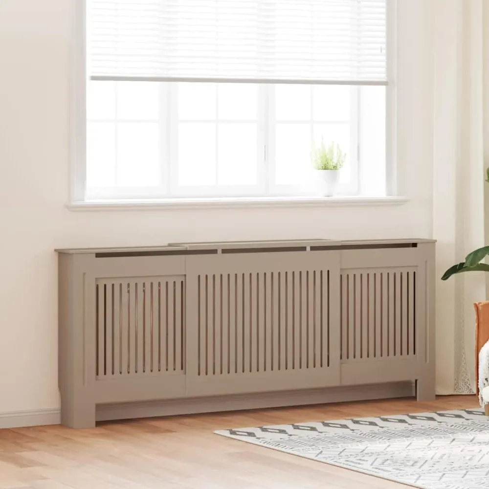 vidaXL Radiátor fedezék 2 pcs Sonoma Tölgy 205 x 20,5 x 81,5cm Faanyag